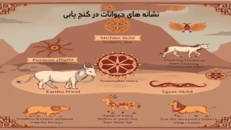 نشانه های حیوانات در گنج یابی