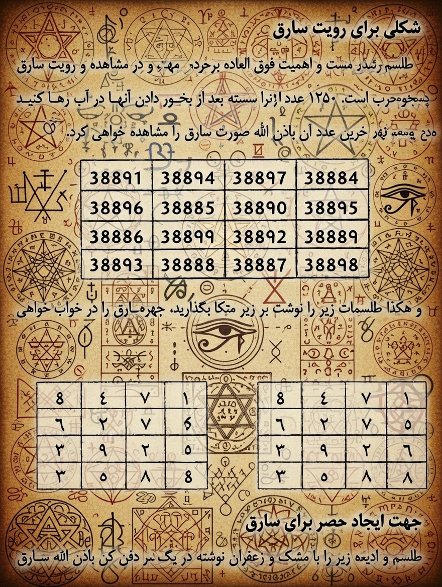 دانلود کتاب مجمع الطلاسم و اشکال المکرم نسخه اصلی ترجمه فارسی کتاب مجمع الطلاسم و اشکال المکرم