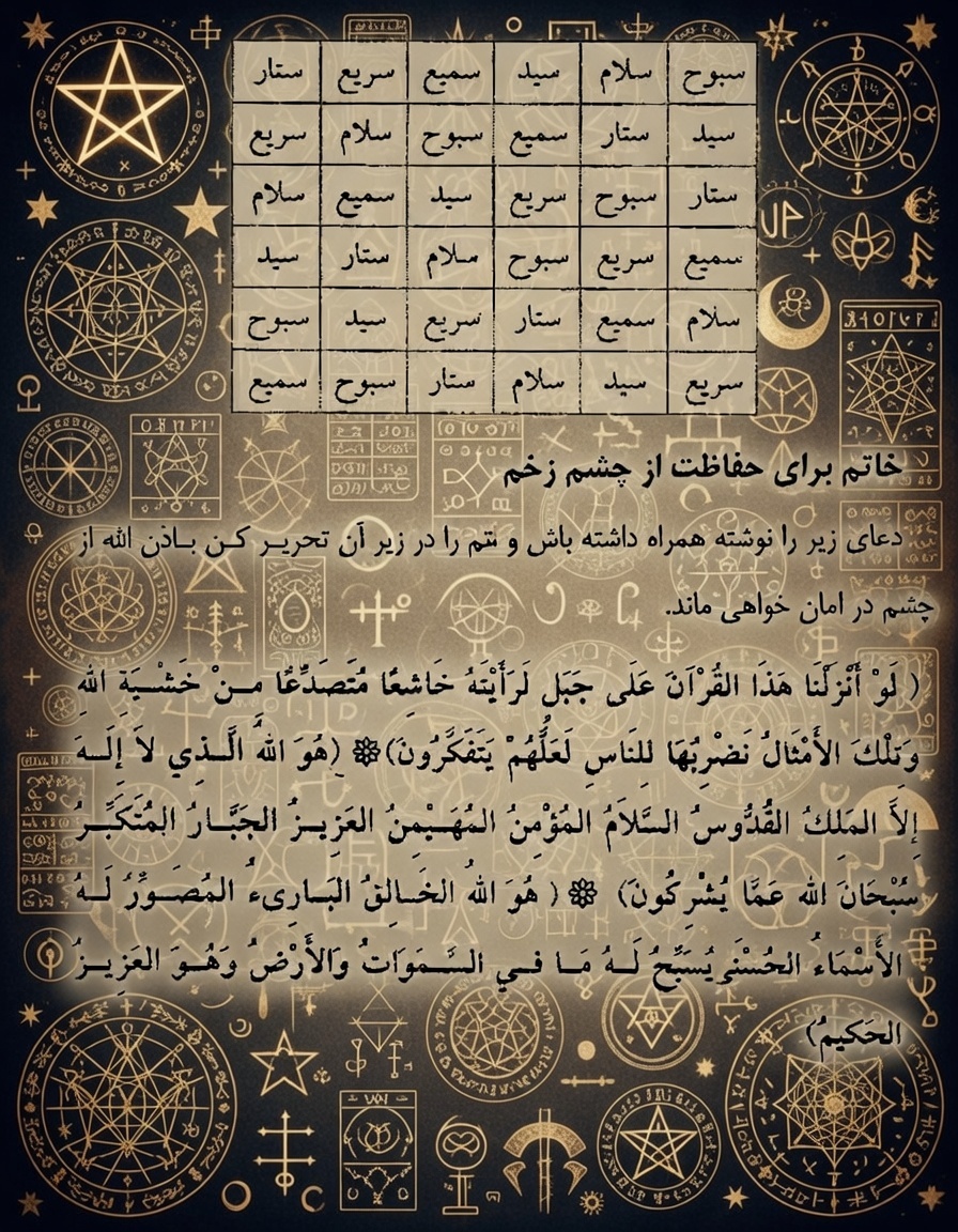 دانلود کتاب مجمع الطلاسم و اشکال المکرم نسخه اصلی ترجمه فارسی کتاب مجمع الطلاسم و اشکال المکرم